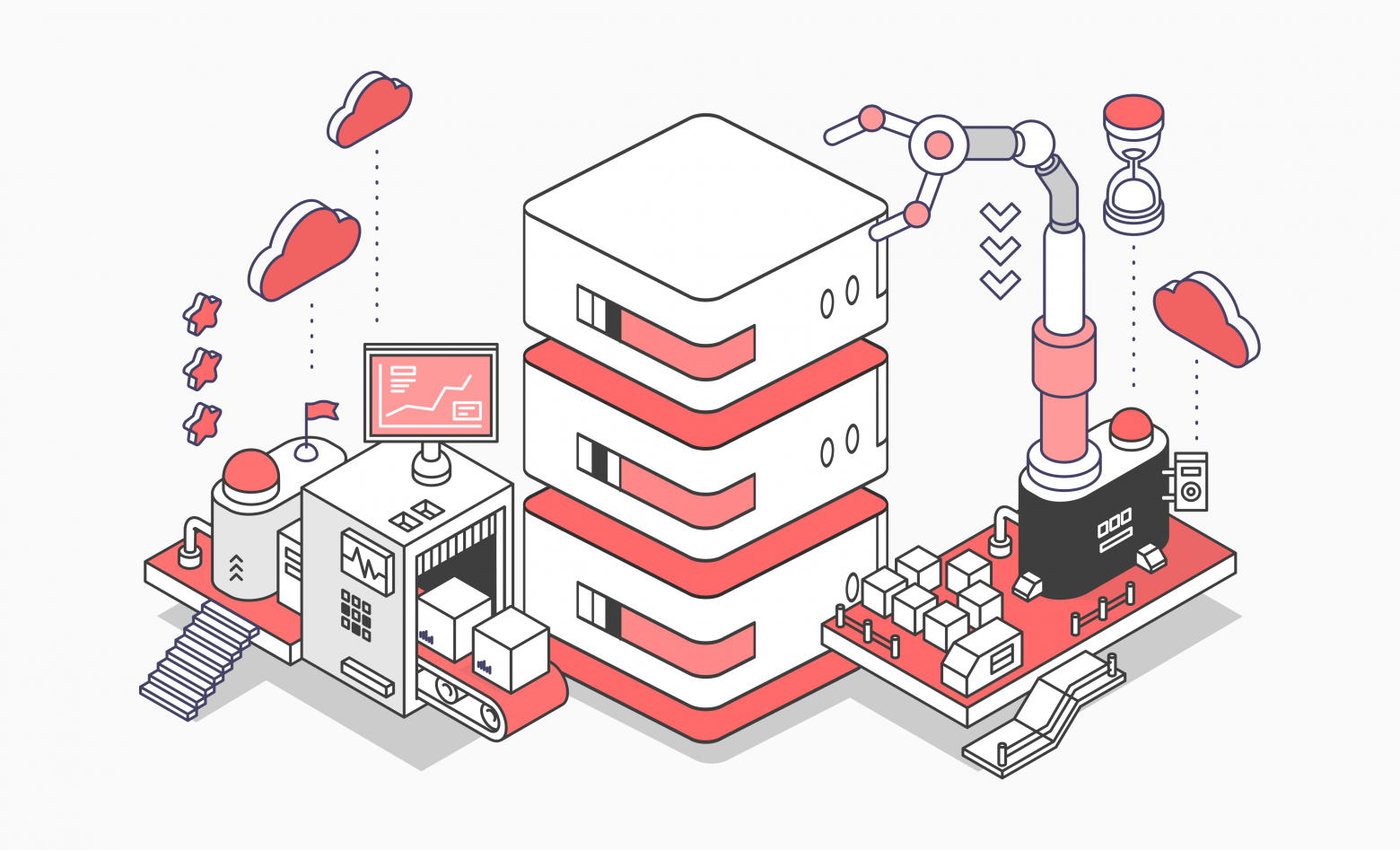 Universal event bus for microservices